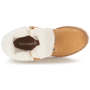 Sneakerek és cipők Timberland Ankle AUTHENTICS TEDDY FLEECE WP FOLD DOWN Bézs | TB08329R231=8329R, 4