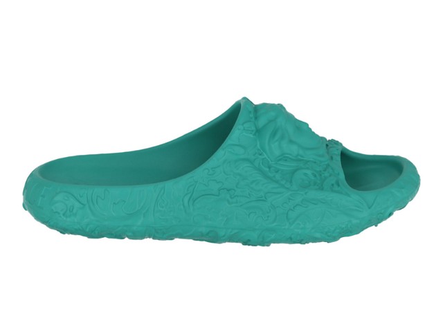Sneakerek és cipők Versace Dimension Pool Slides Turquoise Zöld | 1005746_1A0344_1V560