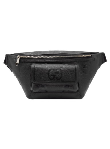 Embossed GG Leather Waist Bag Black