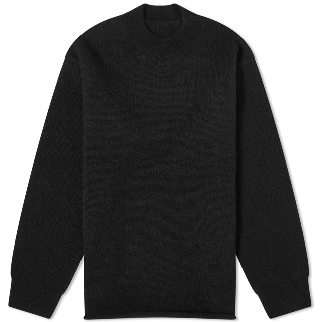 Pulóver Jacquemus Back Logo Knit Jumper Fekete | 24E245KN295-2329-990