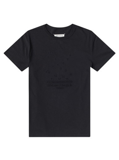 Póló Maison Margiela Embroidered Numbers Logo Tee Fekete | S50GC0684-S22816-855