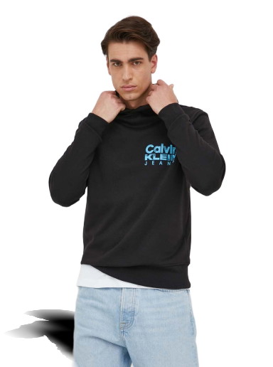 Sweatshirt CALVIN KLEIN Institutional Hoody Fekete | J30J324219