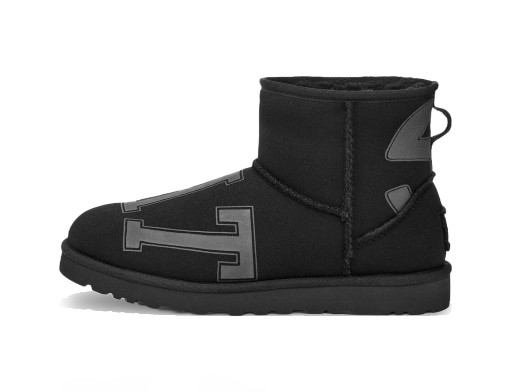 Sneakerek és cipők UGG Telfar x Fleece Mini Boot "Black" Fekete | 1131290-BLK