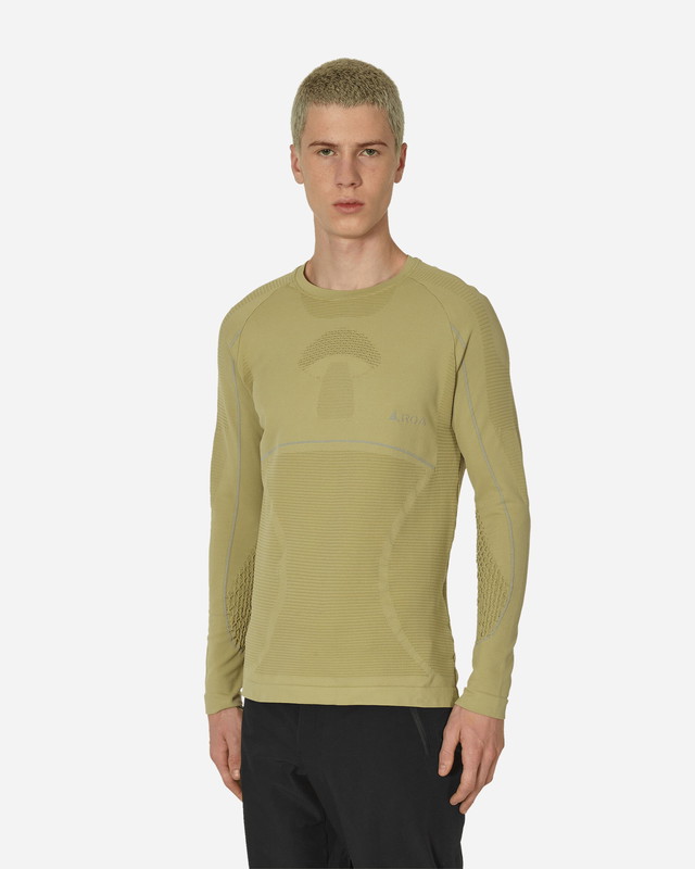 Seamless Athletic Longsleeve Top Sage Green