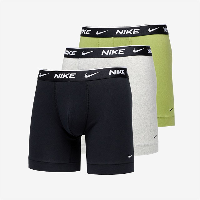 Fehérnemű és zoknik Nike Dri-FIT Everyday Cotton Stretch Boxer Brief 3-Pack Multicolor Többszínű | 0000KE1007-F77