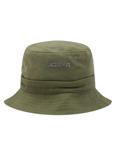 Kalapok Jacquemus Logo Bucket Hat Zöld | 22H223AC001-5012-560