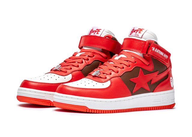 Sneakerek és cipők BAPE Bape Sta Mid 2022 "Red" 
Piros | 1I20-291-010 RED