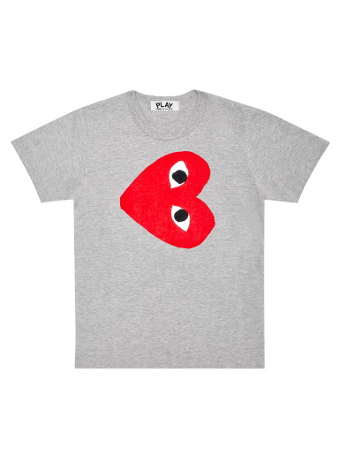 Póló Comme des Garçons Play Red Heart T-Shirt Szürke | AZ T264 051 1