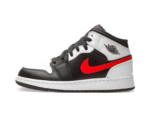 Sneakerek és cipők Jordan Air Jordan 1 Mid Chile Red (GS) Fekete | 554725-075