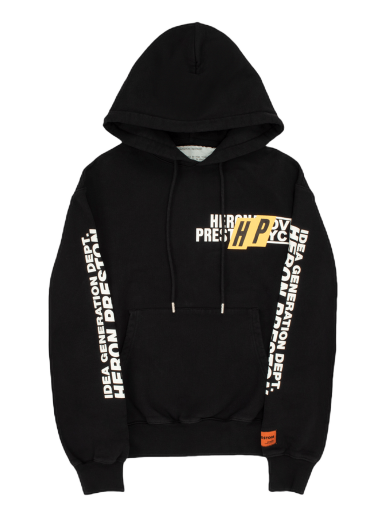 Sweatshirt HERON PRESTON HP Real Estate Hoodie Fekete | HMBB024F22JER0101001