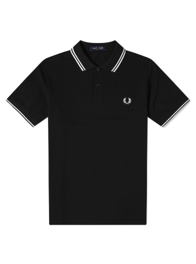 Pólóingek Fred Perry Slim Fit Twin Tipped Polo Fekete | M3600-524