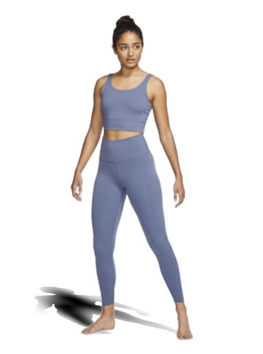 Trikók Nike Yoga Luxe Infinalon Crop Top Kék | CV0576-491