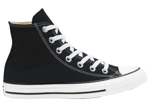 Sneakerek és cipők Converse Chuck Taylor All Star Hi Black White (Women's) Fekete | W9160