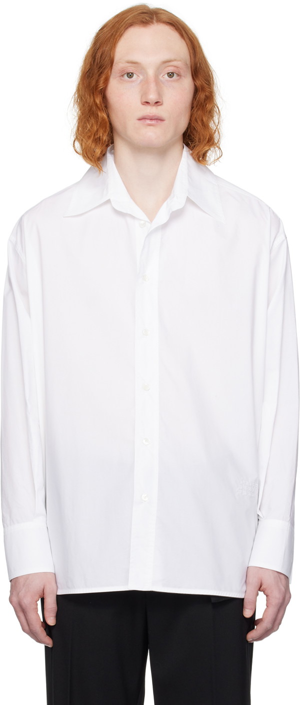Ing Maison Margiela MM6 Buttoned Shirt Fehér | SH0DT0003 S47294