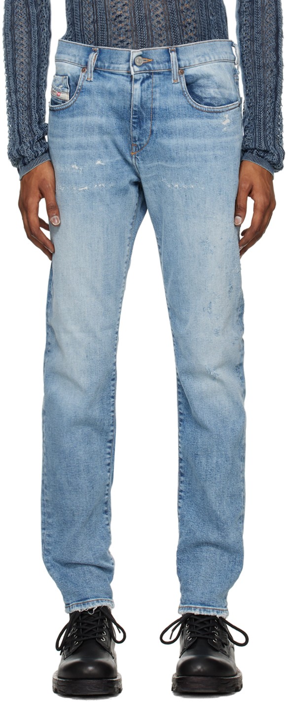 Farmer Diesel D-Strukt Slim Jeans Kék | A0355809E73