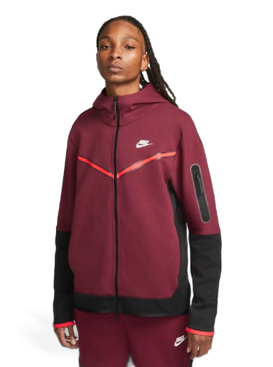 Sweatshirt Nike Sportswear Tech Fleece Full-Zip Hoodie 
Piros | CU4489-639