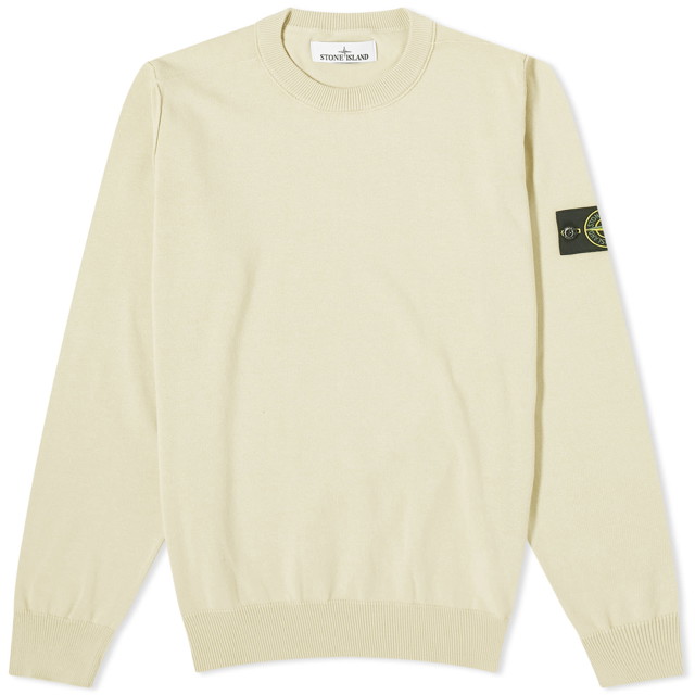 Pulóver Stone Island Soft Cotton Crewneck Bézs | 8015540B2-V0091