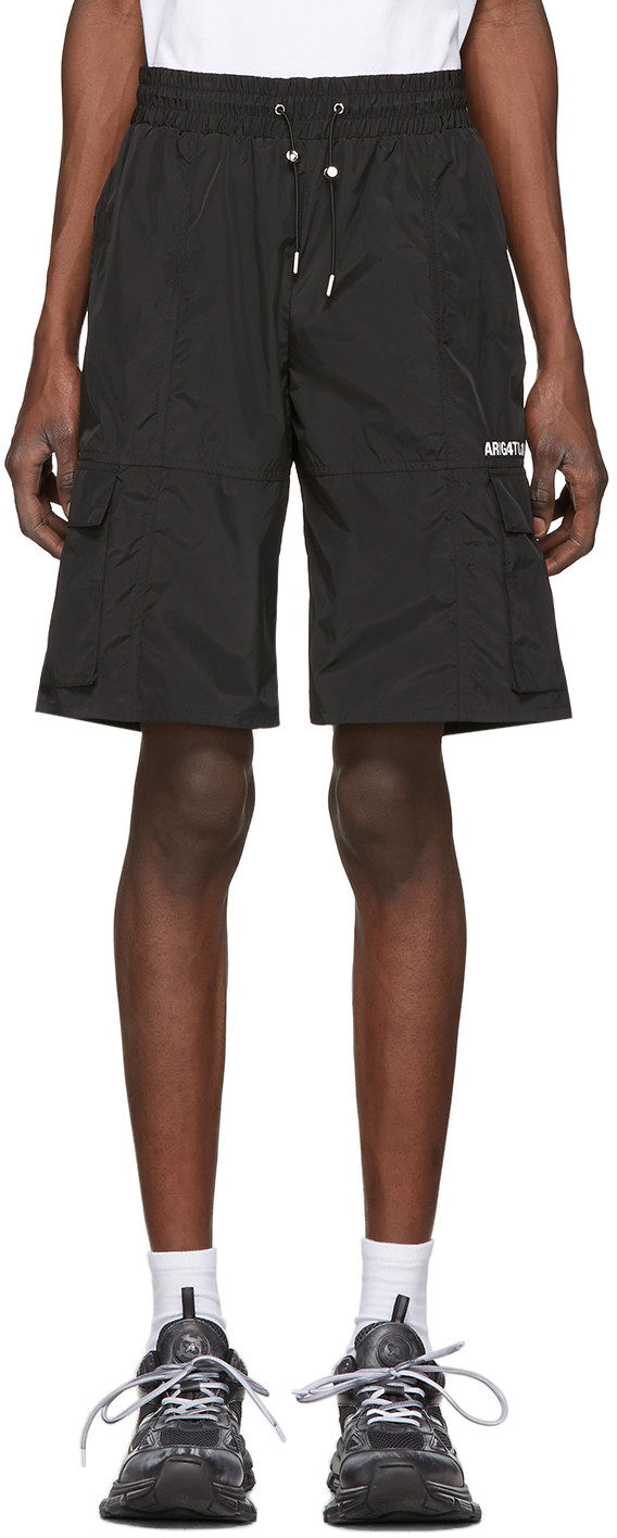 Rövidnadrág AXEL ARIGATO Black Explorer Shorts Fekete | 15174