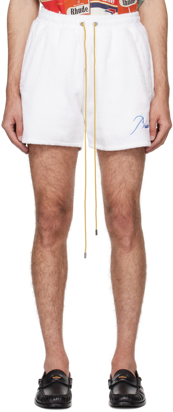 Rövidnadrág Rhude Three-Pocket Shorts Fehér | RHPS24SH20611377