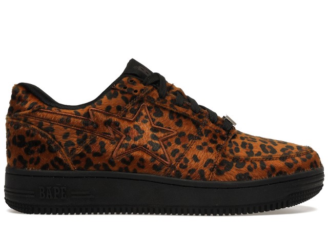 Sneakerek és cipők BAPE Bape Sta Low 2020 "Leopard" Barna | 1G30-191-011