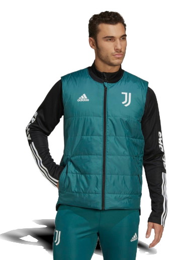 Mellények adidas Originals Juventus Condivo 22 Padded Vest Zöld | HG1135