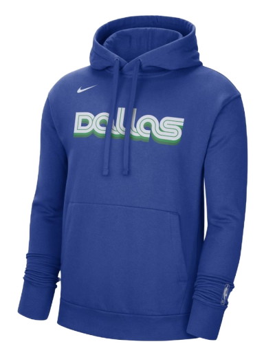 Sweatshirt Nike Dallas Mavericks City Edition NBA Fleece Pullover Hoodie Kék | DN8657-495