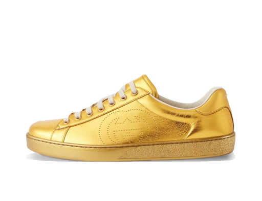 Sneakerek és cipők Gucci Ace 'Metallic Gold' Fémes | 599147 B8B20 8016