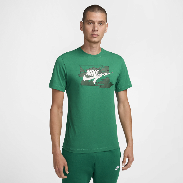 Póló Nike Club Tee Zöld | FZ5419-365
