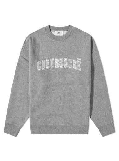 Sweatshirt AMI Coeur Sacre Crew Sweat Szürke | USW009-747-055