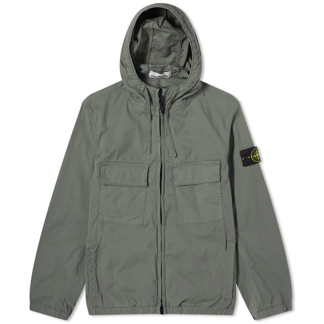 Supima Cotton Twill Stretch-TC Hooded Jacket