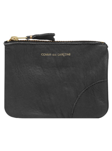 Pénztárca Comme des Garçons Washed Wallet Fekete | SA8100WW-1-BLK