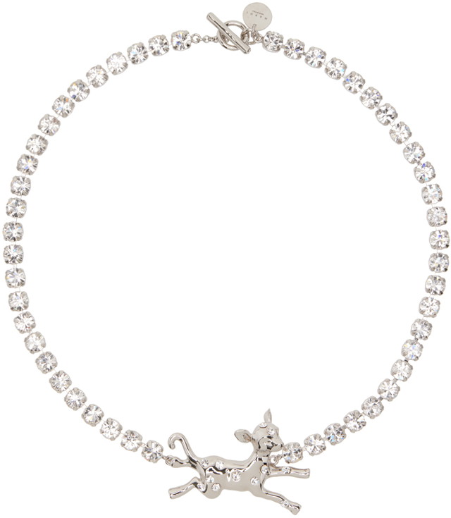 Nyakláncok és láncok Marni Deer Charm Necklace Szürke | COZB0108A0 P6527