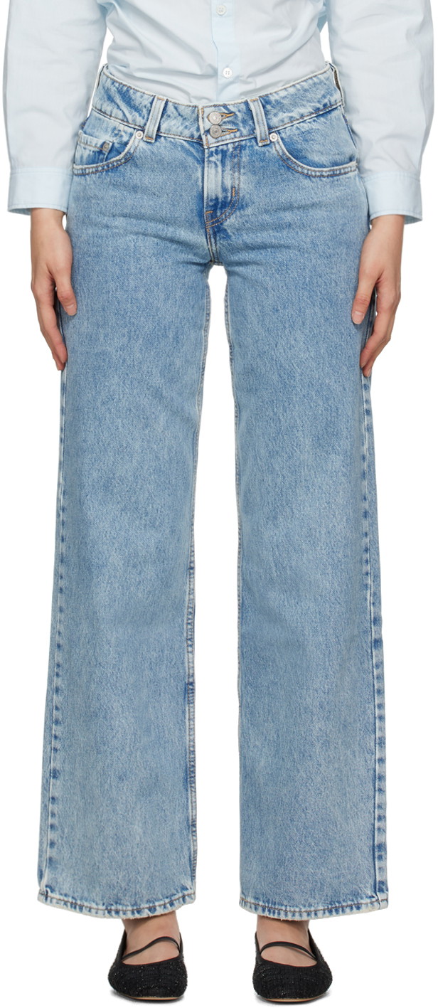 Nadrág és farmer Levi's Blue Superlow Jeans Kék | A7498-0000