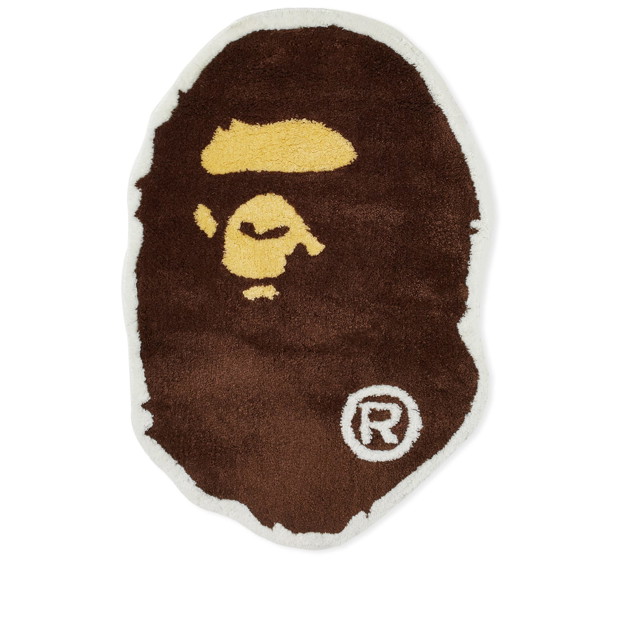 Lakberendezés BAPE A Bathing Ape Big Ape Head Rugat Barna | 001GDH201075X-BRW