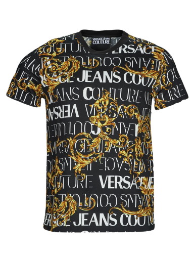 Póló Versace Jeans Couture T shirt Fekete | GAH6S0-G89