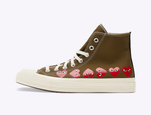 Sneakerek és cipők Converse Comme des Garcons x PLAY Chuck 70 High Zöld | 162973C