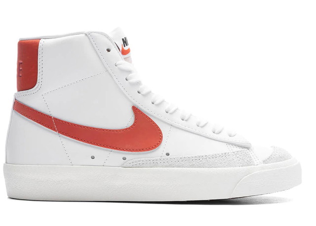 Sneakerek és cipők Nike Blazer Mid 77 White Mantra Orange W Fehér | DZ4408-100