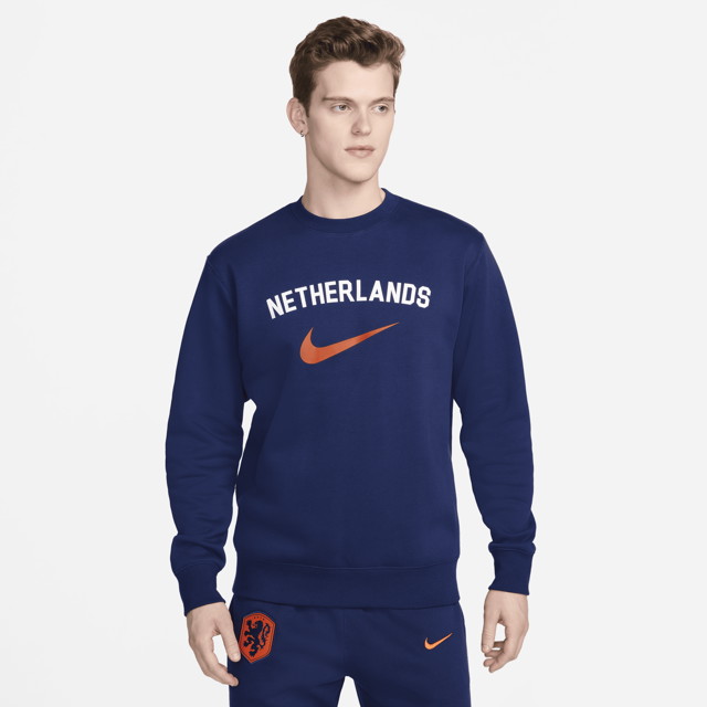 Sweatshirt Nike Netherlands Club Fleece Sötétkék | FJ7257-492