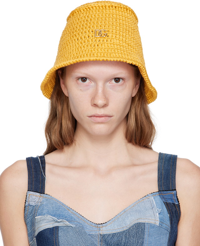 Yellow Logo Bucket Hat