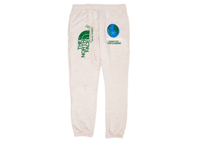 Sweatpants The North Face x Online Ceramics Regrind Bézs | TNF-237 WHT