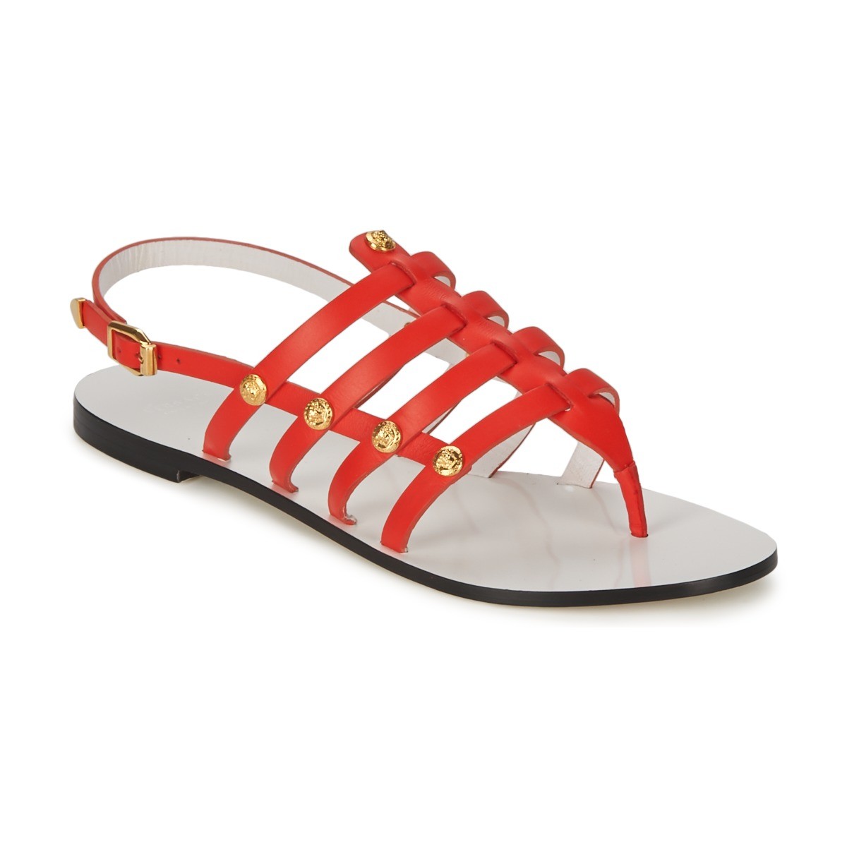 Sneakerek és cipők Versace Sandals 
Piros | DSL944C-K6MO-SCARLET-ORO, 0