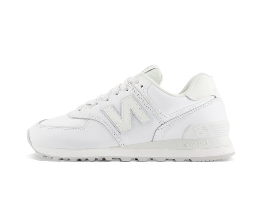 Sneakerek és cipők New Balance 574 :Triple White Leather" W Fehér | WL574IM2