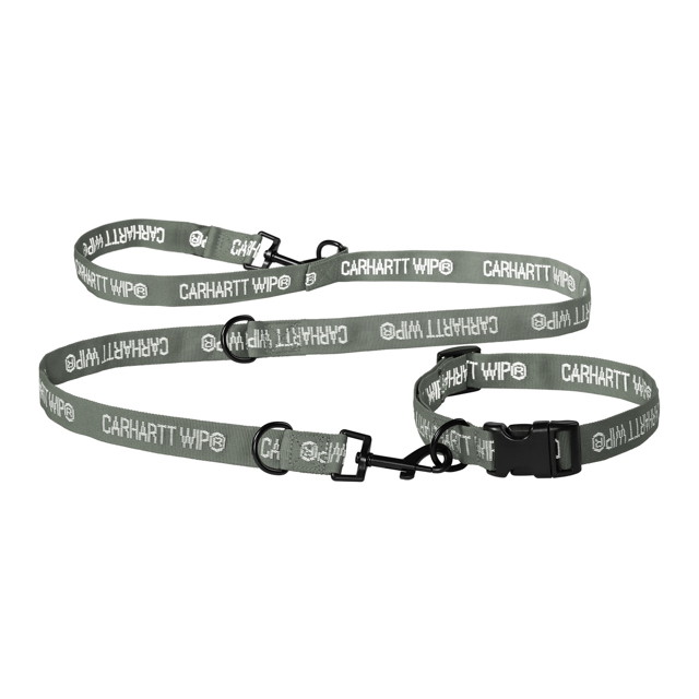 Flexstyle Carhartt WIP Tour Dog Leash & Collar Zöld | I032612_1X3_XX