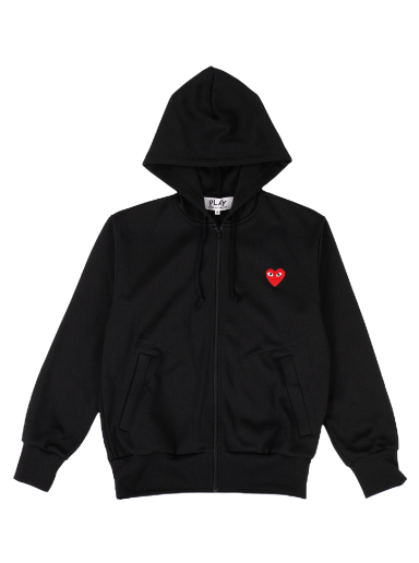 Sweatshirt Comme des Garçons Play Heart Hoodie Fekete | AZ T172 051 1