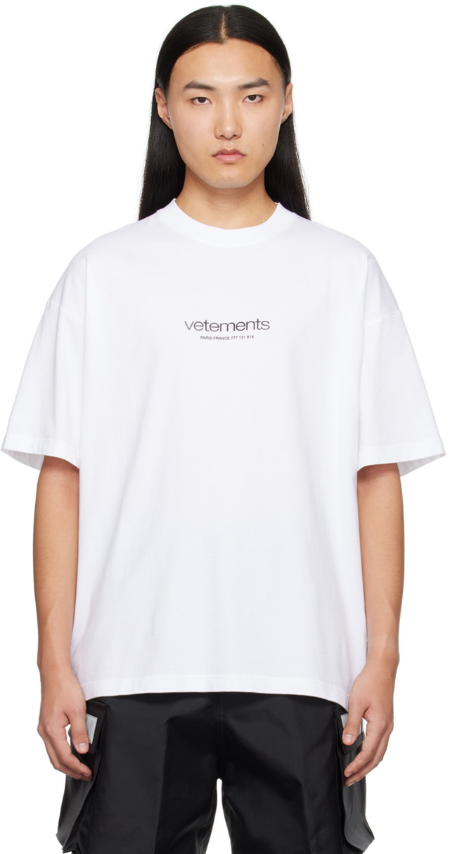 Póló VETEMENTS Bonded T-Shirt Fehér | UE64TR150W