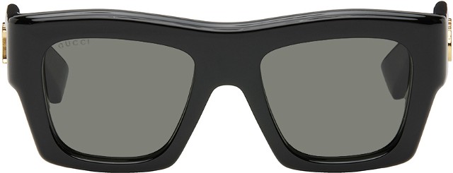 Napszemüveg Gucci Black Square Sunglasses Fekete | GG1772S-001
