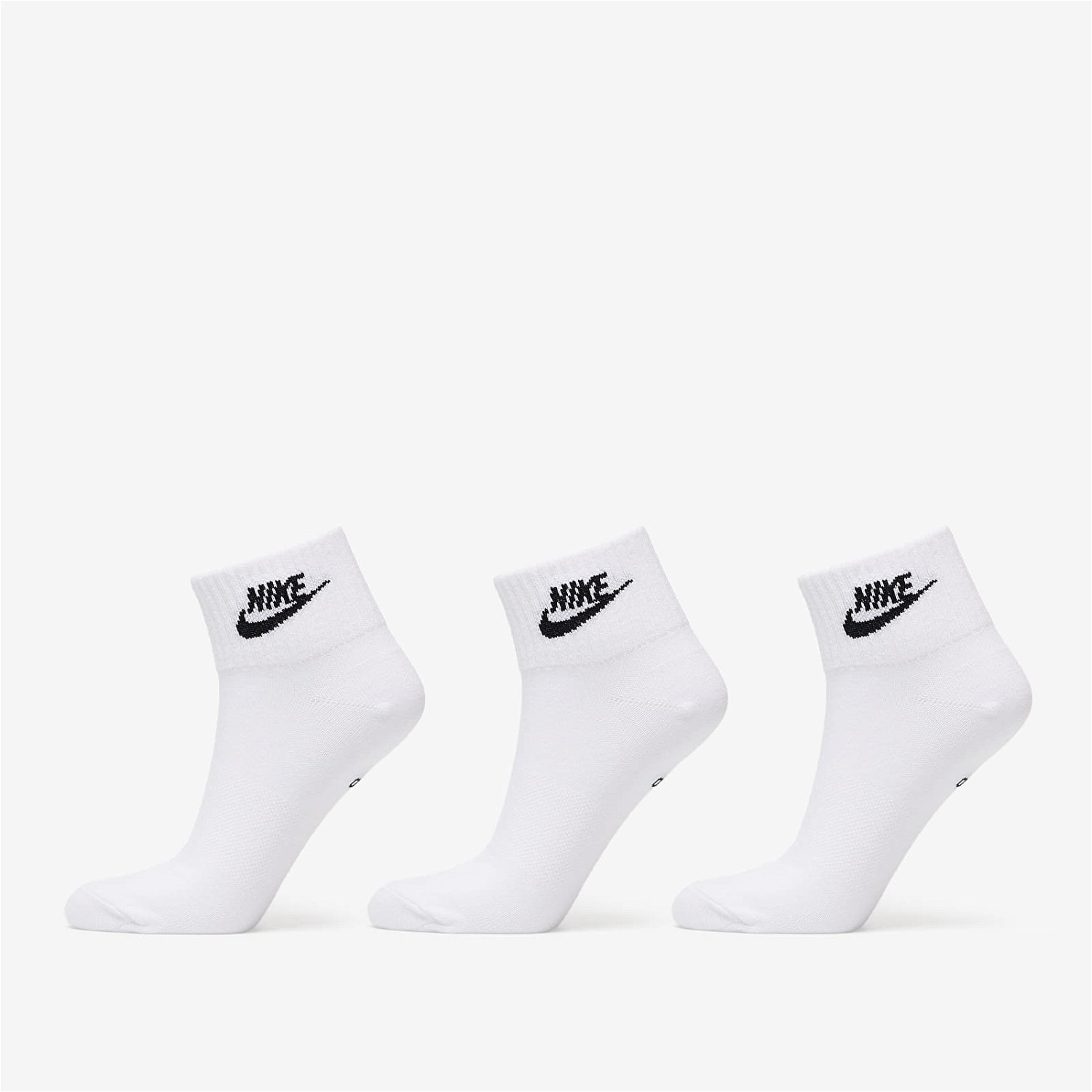 Fehérnemű és zoknik Nike Ankle Socks 3-Pack Fehér | DX5074-101, 0