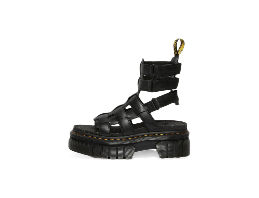 Sneakerek és cipők Dr. Martens Ricki Nappa Lux Leather Platform Gladiator Sandals Fekete | DM27402001