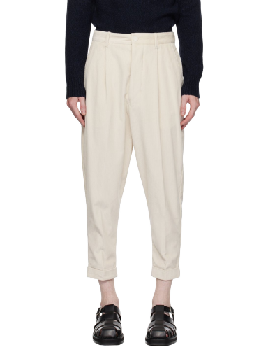 Nadrág AMI Oversized Trousers Fehér | HTR101.CO0053