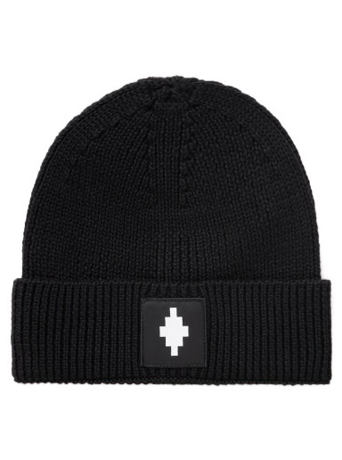 Beanie sapkák Marcelo Burlon CROSS PATCH BEANIE Fekete | 8058841445704